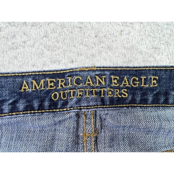 American Eagle Original Straight Jeans Mens 29x32 Medium Wash Denim - Picture 6 of 14